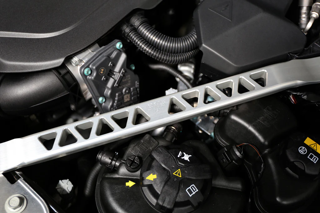 BMS Billet Strut Cross Braces for G20 BMW M340i M340iX 330i 330iX JB4 Burger Motorsports BMS
